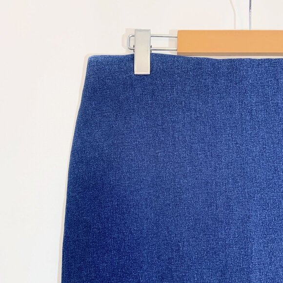 Vintage Y2K Stretch Denim Column Skirt / 32 inch waist / Medium - Large - Picture 3 of 9